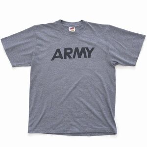 Vintage Soffe “ARMY” PT Training Tee — Made in USA — Dri-Release — L